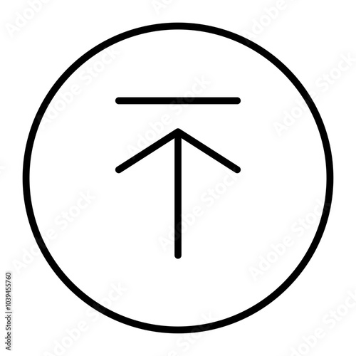 Back to Top Button.line icon