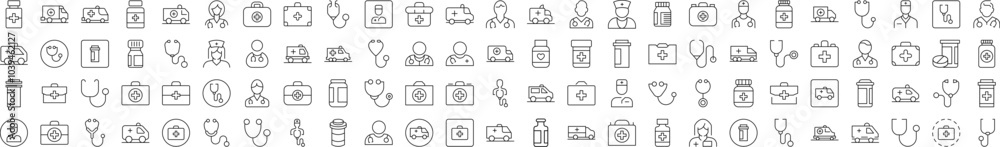 Doctor, Hospital, Stethoscope, Ambulance, Drugs Related Icon for Websites, Apps, Infographics and Other Purposes Doctor, Hospital, Stethoscope, Ambulance, Drugs Related Icon for Websites, Apps, Infographics and Other Purposes