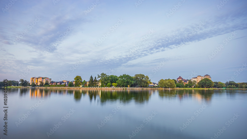 Koenigsberg pond in the evening Koenigsberg pond in the evening