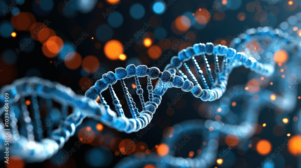 stunning microscopic view of DNA molecules showcases their intricate structure and beauty, surrounded by vibrant bokeh effects that enhance visual appeal stunning microscopic view of DNA molecules showcases their intricate structure and beauty, surrounded by vibrant bokeh effects that enhance visual appeal