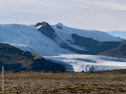 Majestic Glacier in Skaftafell National Park photo