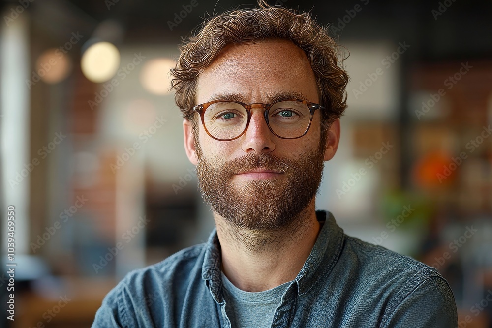 Young creative male supervisor, Generative AI