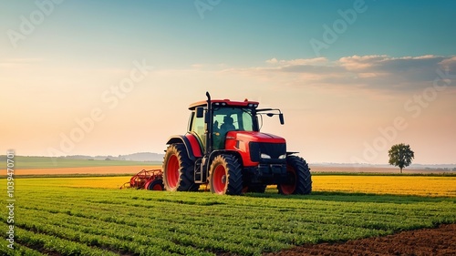 Agriculture Farming Concept Illustration - Editable Stroke Outline Icon