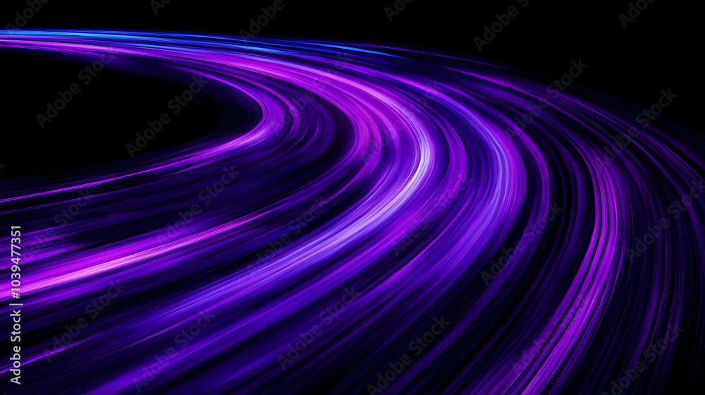 High-Speed Light Trails on a Dark Road High-Speed Light Trails on a Dark Road