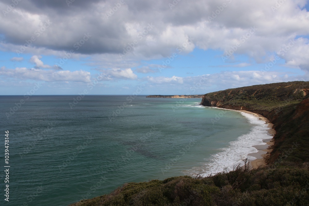 Coast near Bells Beach on the Great Ocean Road, Victoria, Australia. Coast near Bells Beach on the Great Ocean Road, Victoria, Australia.