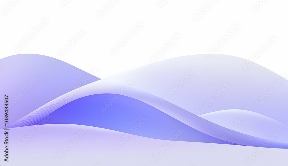 Obraz premium Simple Light Purple Gradients on Clean Background