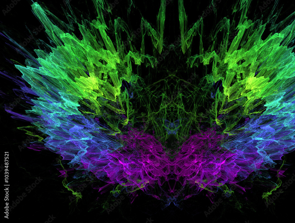 Imaginatory fractal abstract background Image