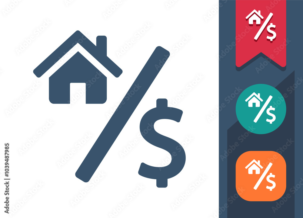 Real Estate, Mortgage, Rent, Lease Icon Real Estate, Mortgage, Rent, Lease Icon