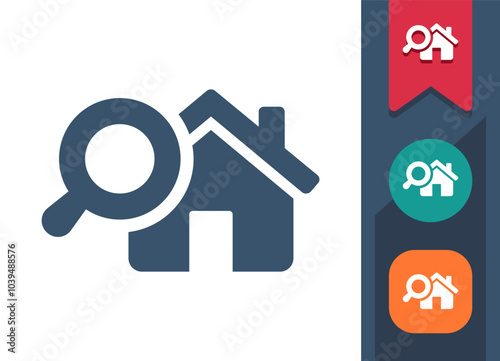 Real Estate, Find A House Icon