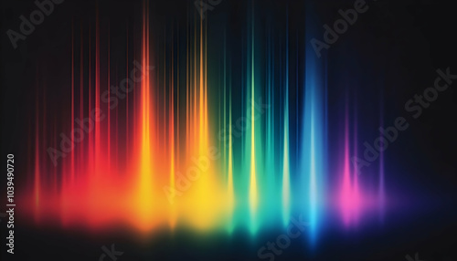 Colorful Rainbow Gradient Background Design