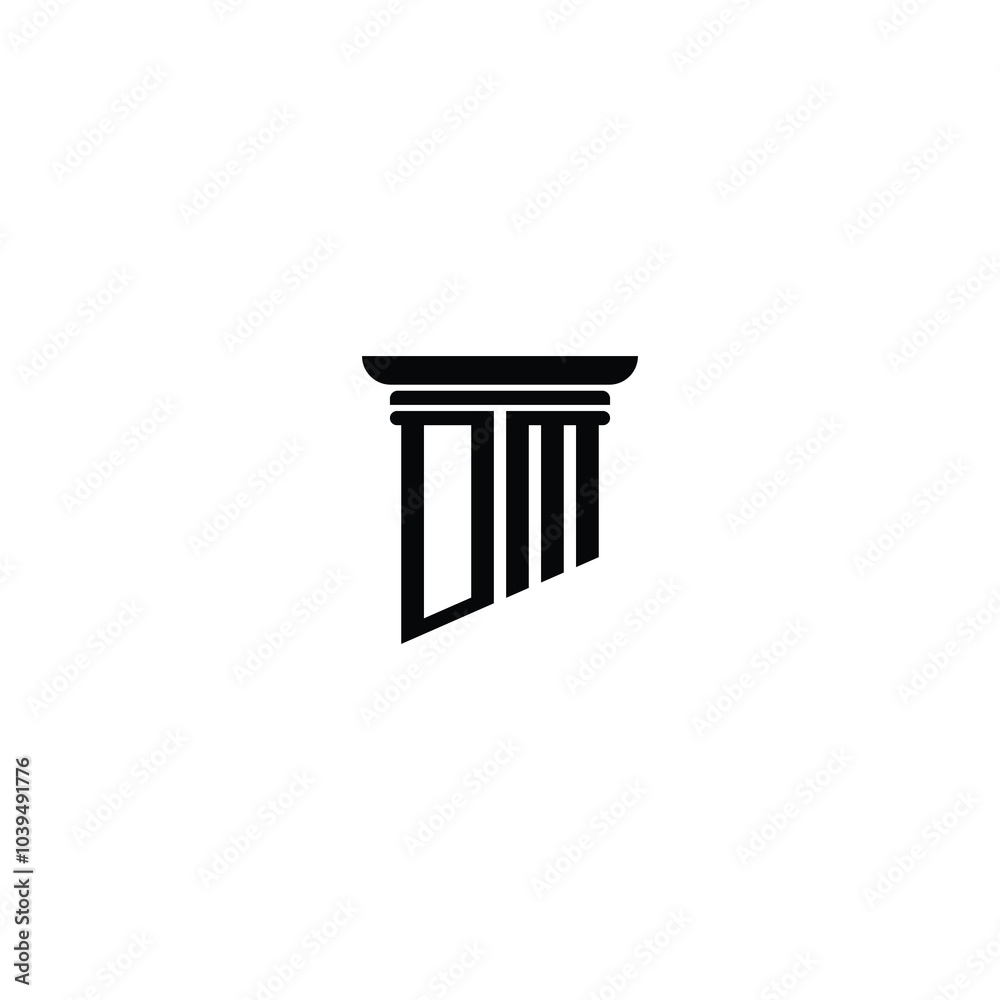 DM monogram logo design letter text name symbol monochrome logotype alphabet character simple logo DM monogram logo design letter text name symbol monochrome logotype alphabet character simple logo