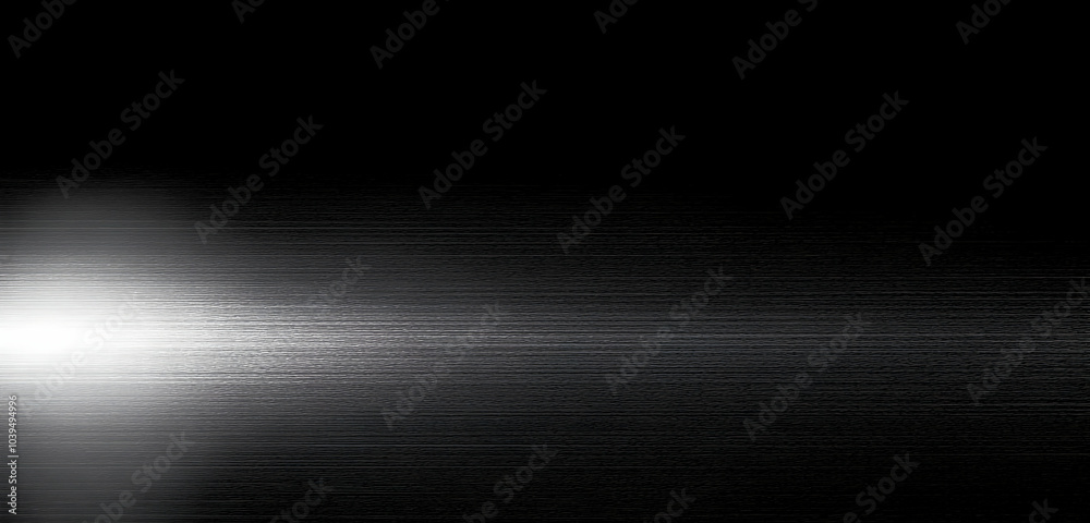 Shimmering Light on Textured Metal Background
