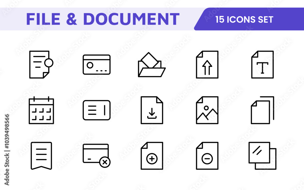 Document Management Icon Set. Streamlined icons for organizing, storing, and sharing files, perfect for productivity apps, cloud storage, and business workflows. Document Management Icon Set. Streamlined icons for organizing, storing, and sharing files, perfect for productivity apps, cloud storage, and business workflows.