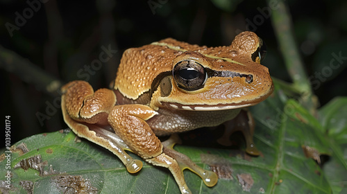 Gunthers banded tree frog Hypsiboas fasciatus Ama photo