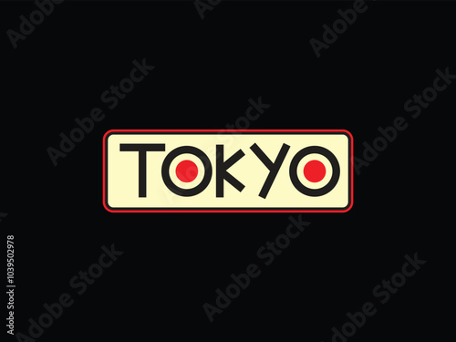 Tokyo japan illustration graphic tshirt, typography urban street style japanese brand apparel for print
