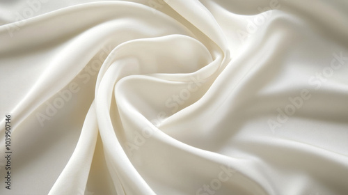 A smooth, white fabric background that looks elegant and luxurious.