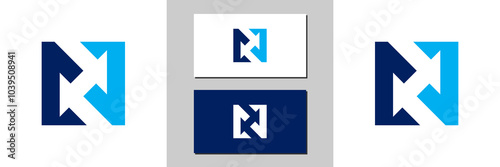 n letter sign icon white and ...