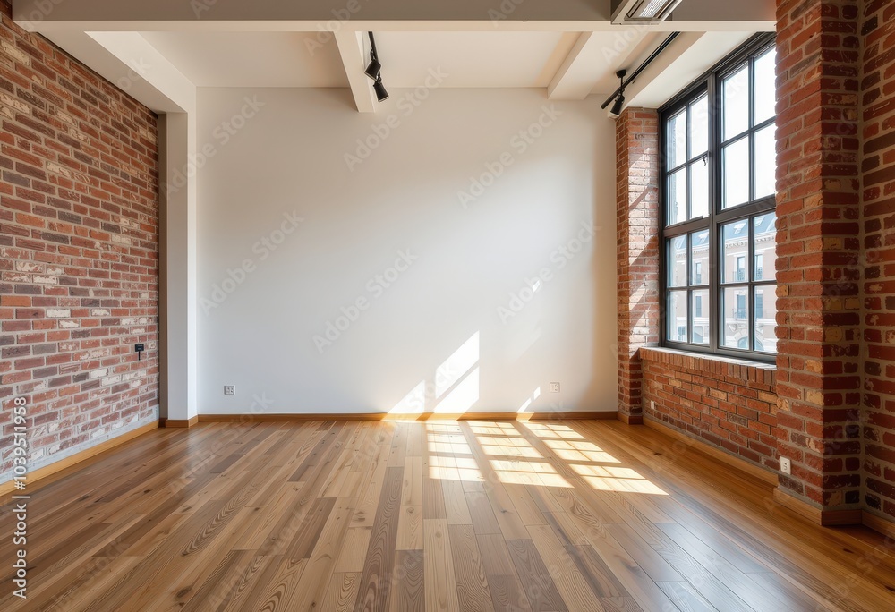 empty room with a window empty room with a window