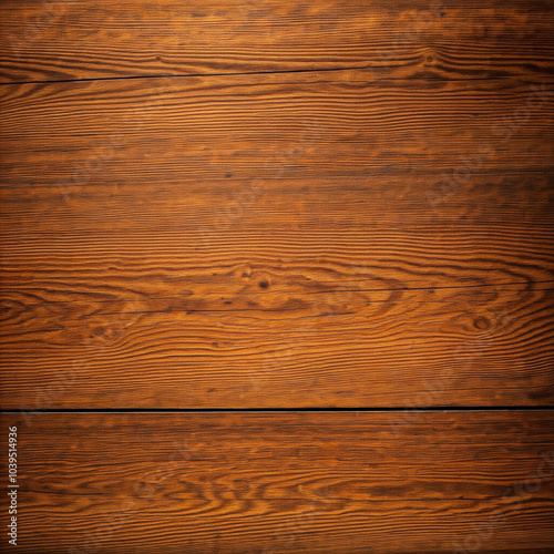 Wooden plank texture background with natural brown grain pattern photo