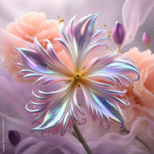 background with flowers