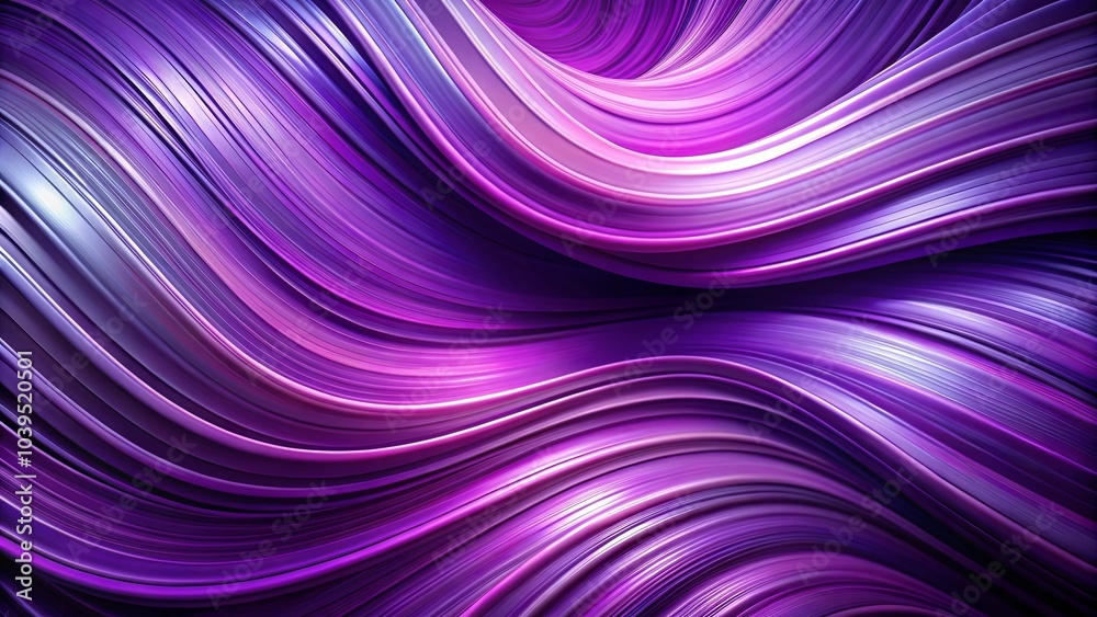 Fototapeta premium Abstract Swirling Purple and Magenta Hues Intertwined in a Dynamic, Curving Pattern