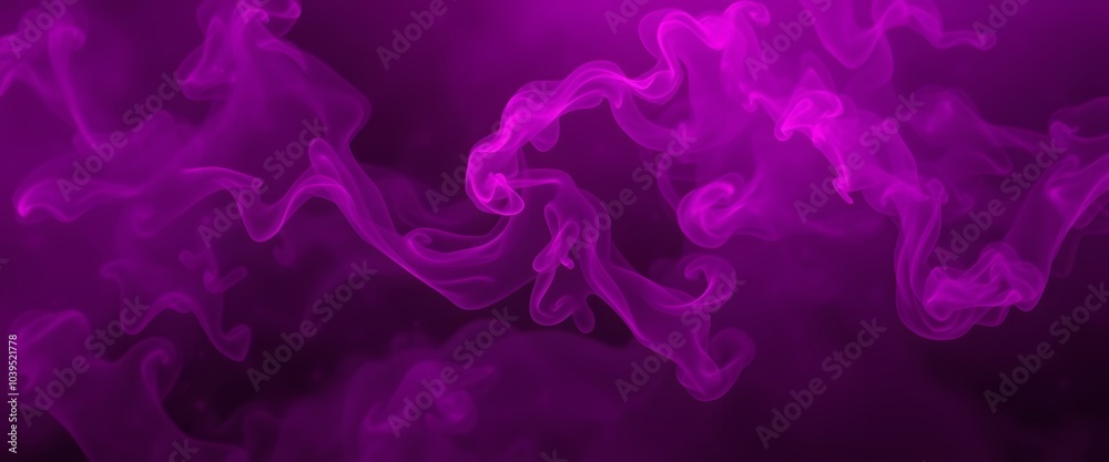 Fototapeta premium Fuchsia and Purple Galaxy Smoke Swirl Background