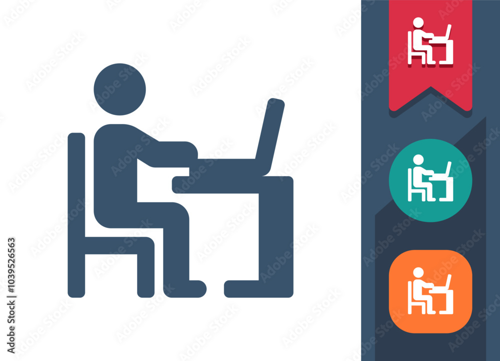 Student, Library, Reading, Learning, Homework Icon