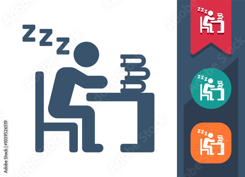 Student, Library, Reading, Learning, Homework Icon
