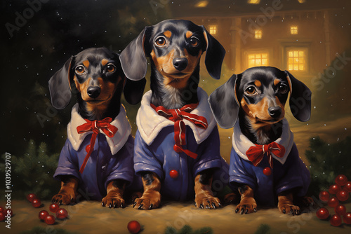 Dachshund Christmas