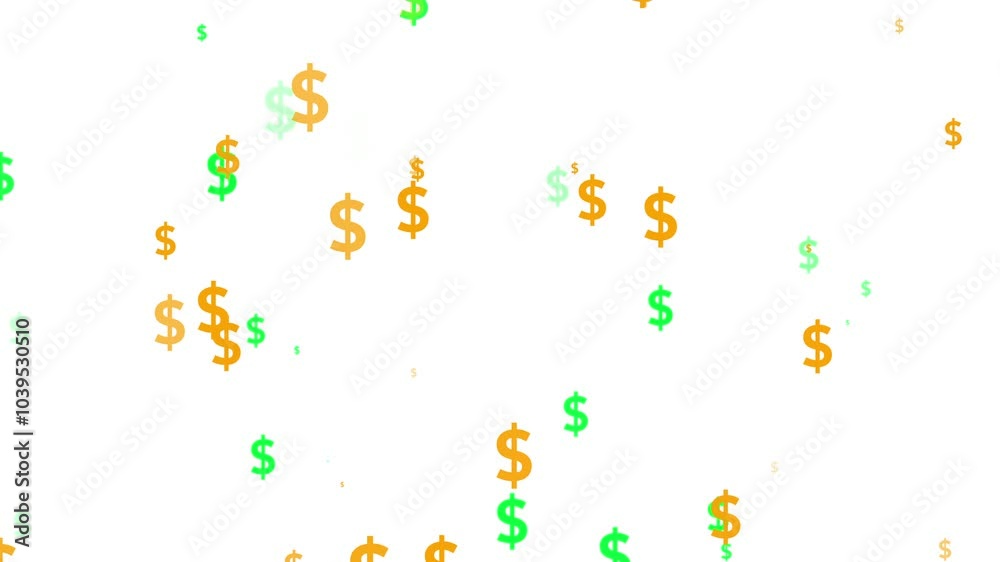 Dollar sign animated video, Dollar icon neon line Dollar sign animated video, Dollar icon neon line