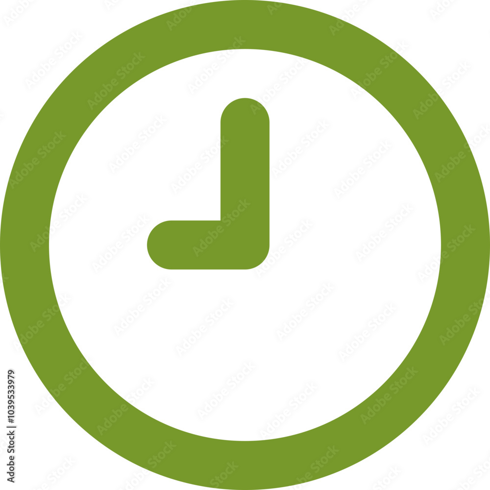 Clock Nine icon logo design Clock Nine icon logo design