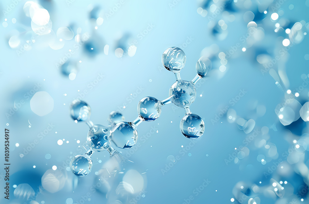 Water molecule structure Water molecule structure