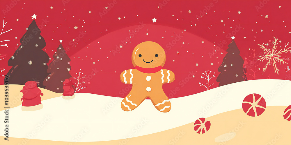 Holiday Gingerbread People Cookie Sweet Treat Holiday Gingerbread People Cookie Sweet Treat