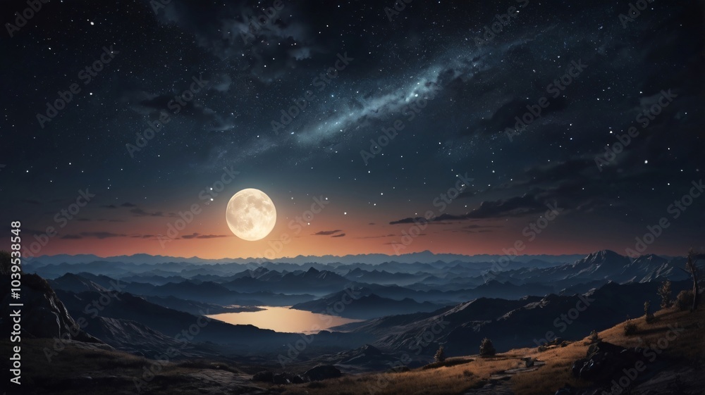 sky with moon