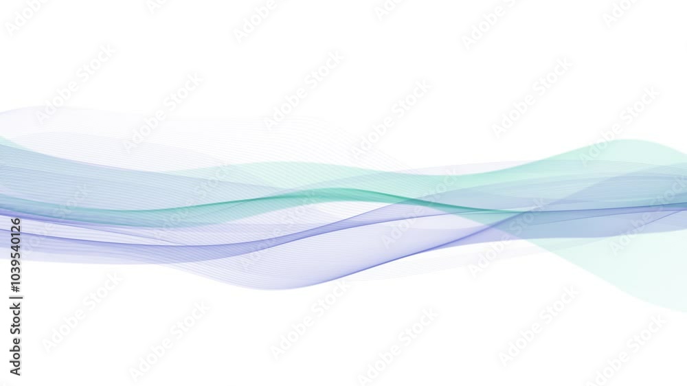 Abstract blue/green lines background loop Abstract blue/green lines background loop