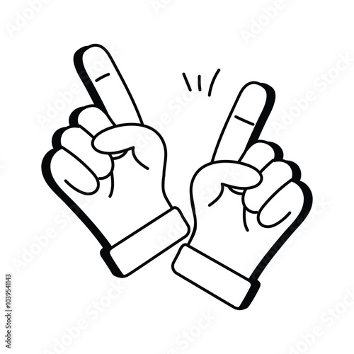 Victory hand gesture symbolizing success and sportsmanship in competition