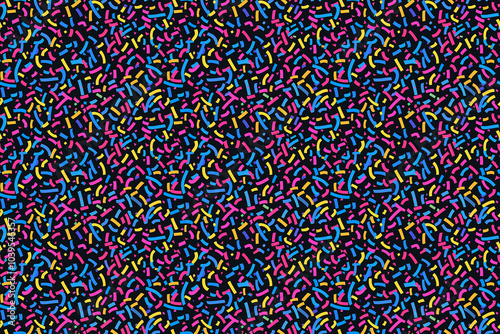 90s confetti pattern . seamless texture pattern. abstract background