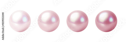White gradient spheres with a pearl-like gloss, showcasing elegance and high quality.
