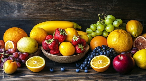 still life with fruits