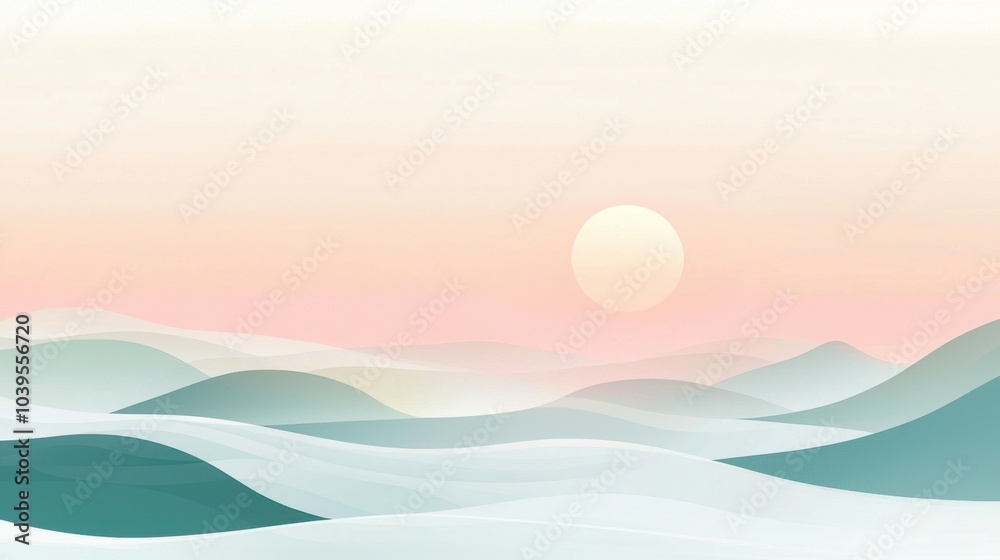 Fototapeta premium Whispers of Serenity: Embrace the Stillness
