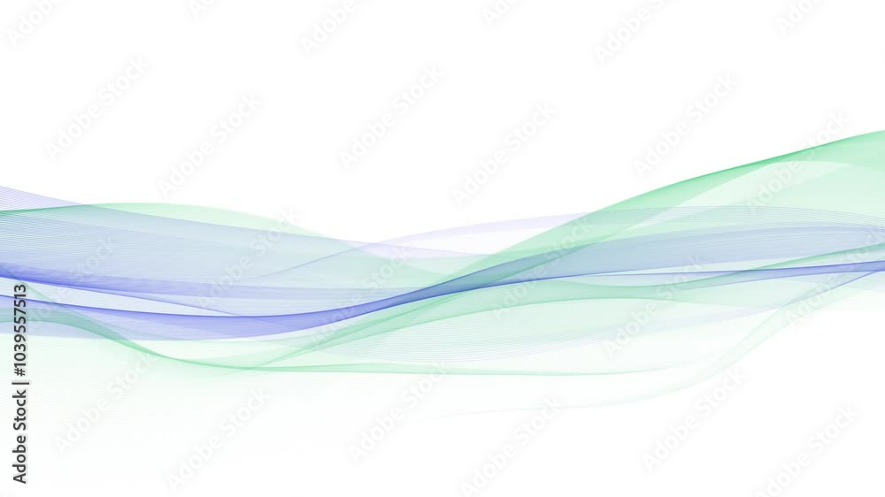 Abstract green/blue lines background loop Abstract green/blue lines background loop