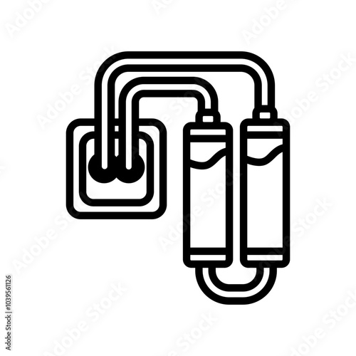 liquid cooling processor icon