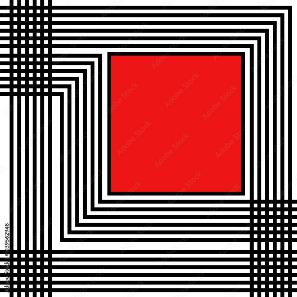 black white and red Minimal Geometric Abstract Cover Poster. Abstract Shape Background for Magazine Brochure Flyer and Page Layout black white and red Minimal Geometric Abstract Cover Poster. Abstract Shape Background for Magazine Brochure Flyer and Page Layout