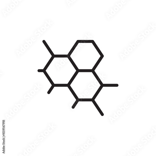 Chemistry icon Flat line illustration