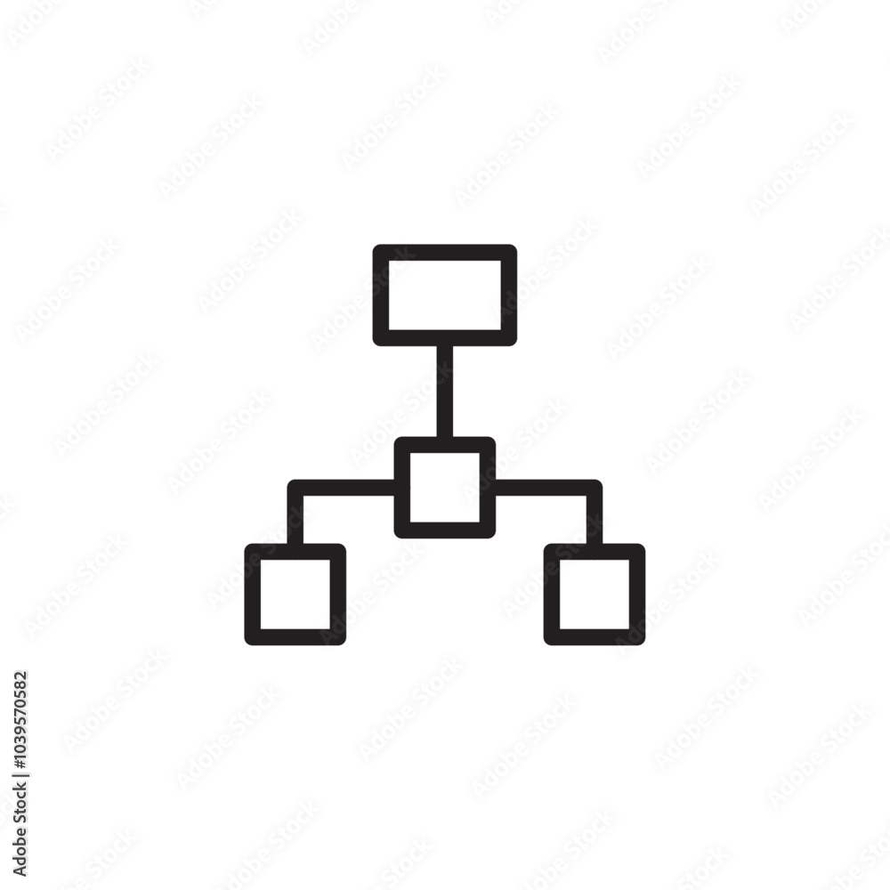Roadmap icon Flat line illustration Roadmap icon Flat line illustration