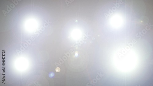Lens flare animation (monochrome,)