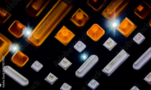 background with squares
