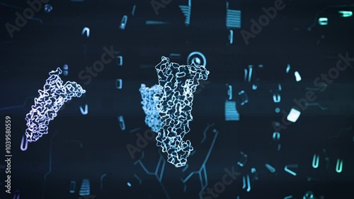 Glucagon-like peptide 1 (GLP1, 7-36) molecule The glucagon like peptide-1 receptor has a strong effect on the management of type 2 diabetes mellitus. 3d rendering