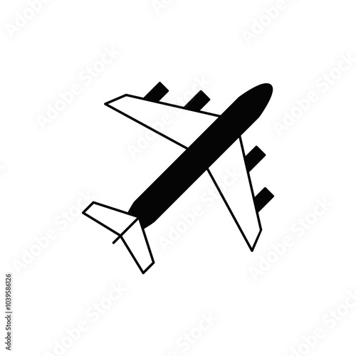 Air flight vector icon. route illustration sign. air tickets symbol. travel logo or mark.
