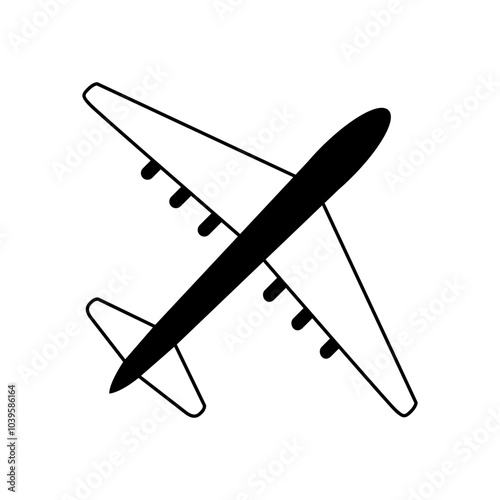 Air flight vector icon. route illustration sign. air tickets symbol. travel logo or mark.